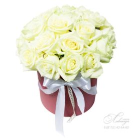 Коробка «Белые розы»