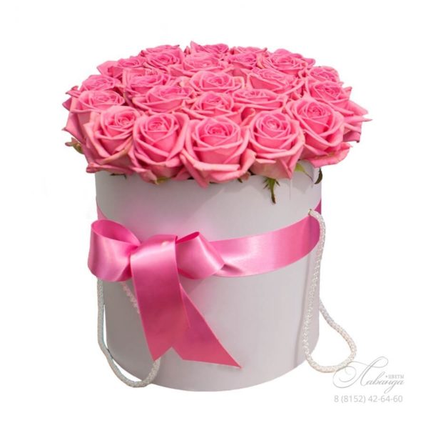 Коробка "Розовые розы"